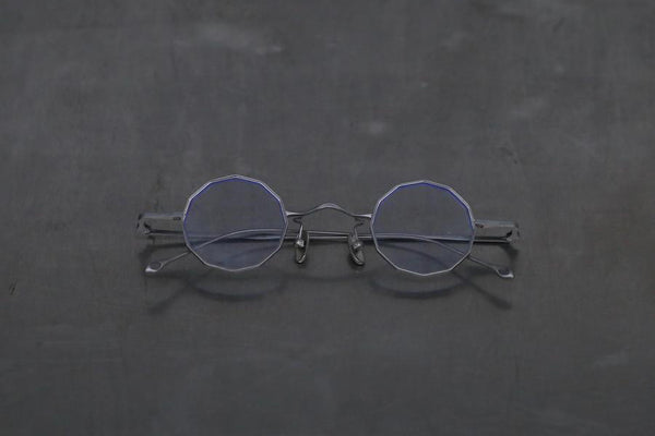 Rigards retro silver frame transparent glasses RG1012TI
